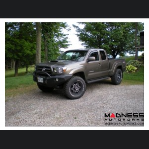 Toyota Tacoma Stealth Front Winch Bumper Pre-Runner Guard - Raw Steel WARN M8000 Or 9.5xp